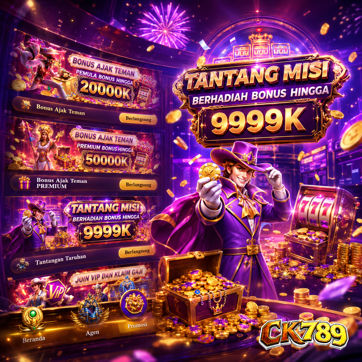 CK789 - ck789 Indonesia Jadi Pilihan untuk Menjelajahi Tema Slot Online Berbeda