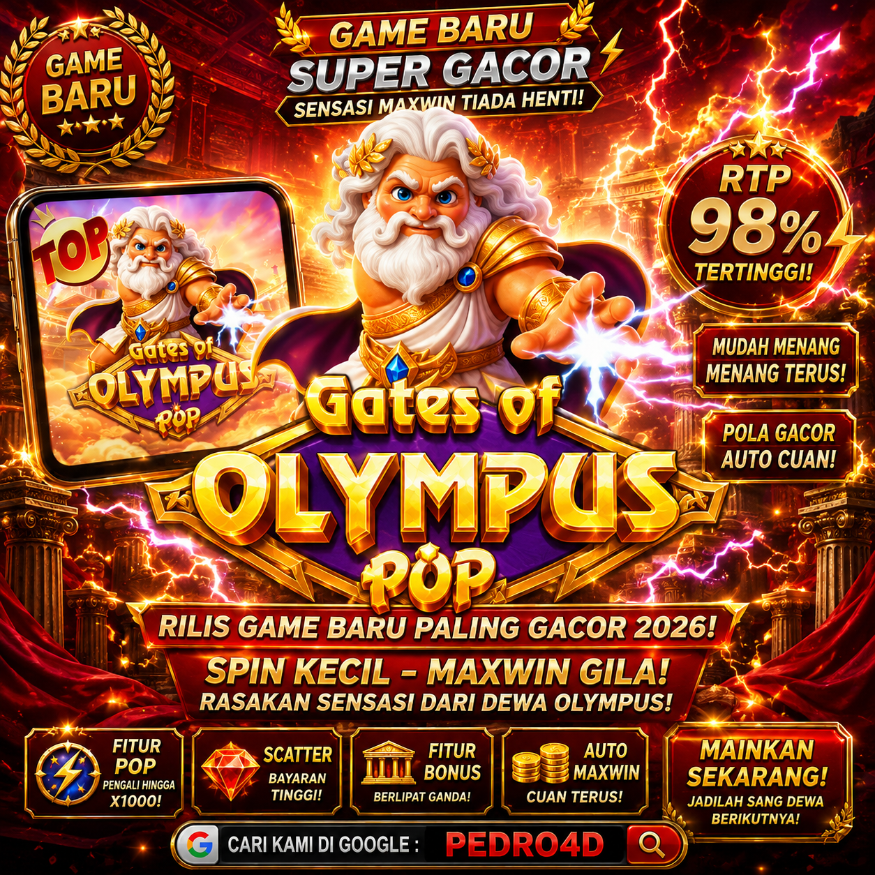 PEDRO4D - Platform Game Online dengan Beragam Pilihan Permainan Seru
