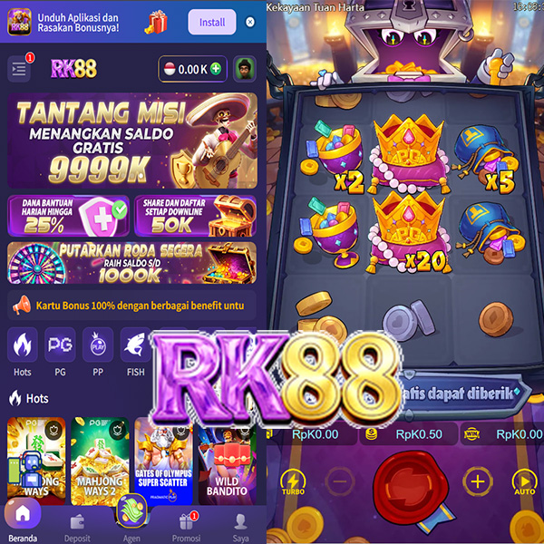 RK88 - Situs Resmi Slot Online dan Pilihan Game PG Soft